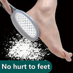 [Professional Foot File] Heavy-Duty Stainless Steel Pedicure Tool | Non-Slip Ergonomic Handle | Dead Skin Remover for Feet