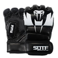 Unisex Sparring Punching Gloves Wear Resistant 3cm Thickened Punching Bag Gloves Fingerless for Boxing Kickboxing Muay Thai MMA