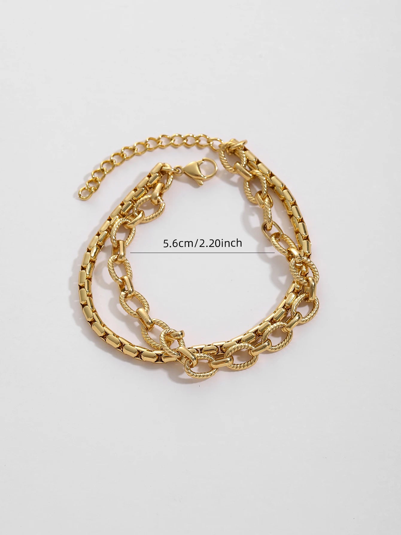Classic Trendy Stainless Steel Bracelets Set for Women Fashion Jewelry for Party Recommended Gift for Women