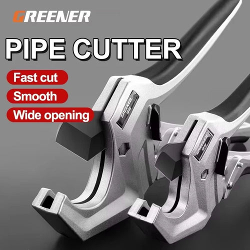 GREENERY 33/42mm Ratcheting Pipe Cutter Professional PVC PPR Tube Cutting Tool Quick Scissors Plastic Pipe Cutter Hardware Tool