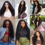 Water Wave Clip In Human Hair Extensions 8PC/Set 120g Wholesale Remy Virgin Curly Wavy Clip On Hair For Women Natural Hair Clips