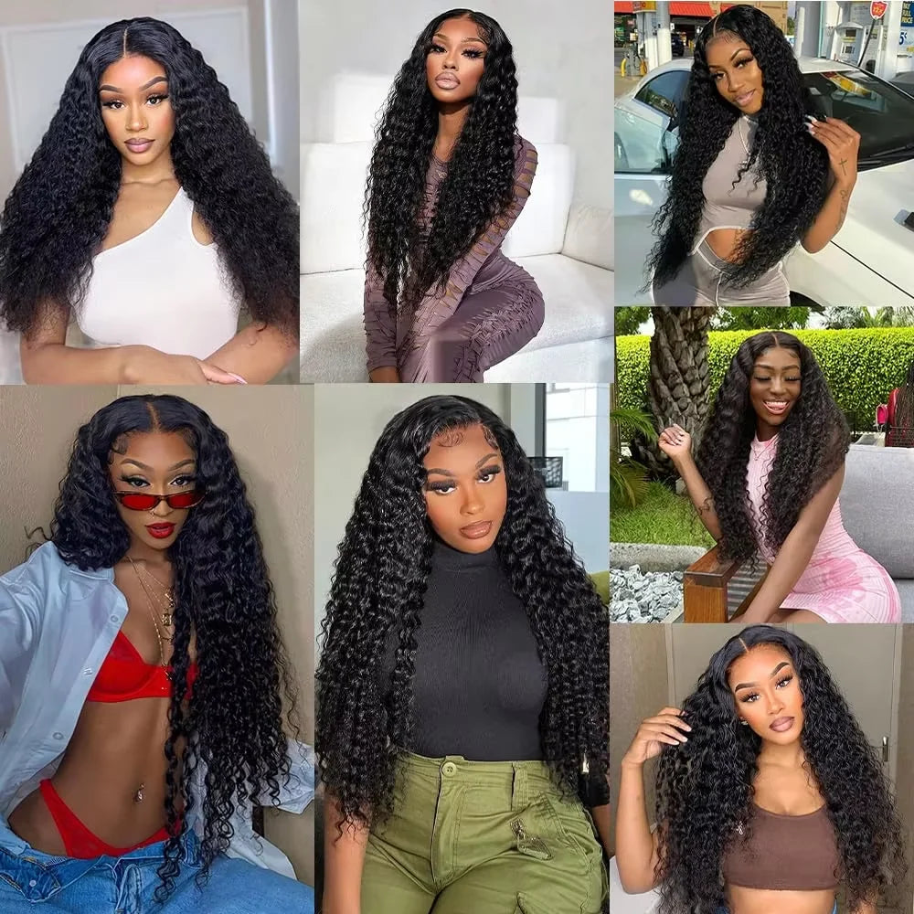 Water Wave Clip In Human Hair Extensions 8PC/Set 120g Wholesale Remy Virgin Curly Wavy Clip On Hair For Women Natural Hair Clips