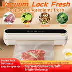 2026 New Electric Vacuum Sealer Built‑in Cutter Dry Wet Mode Automatic Food Sealer Kitchen Food Preservation Packaging Machine