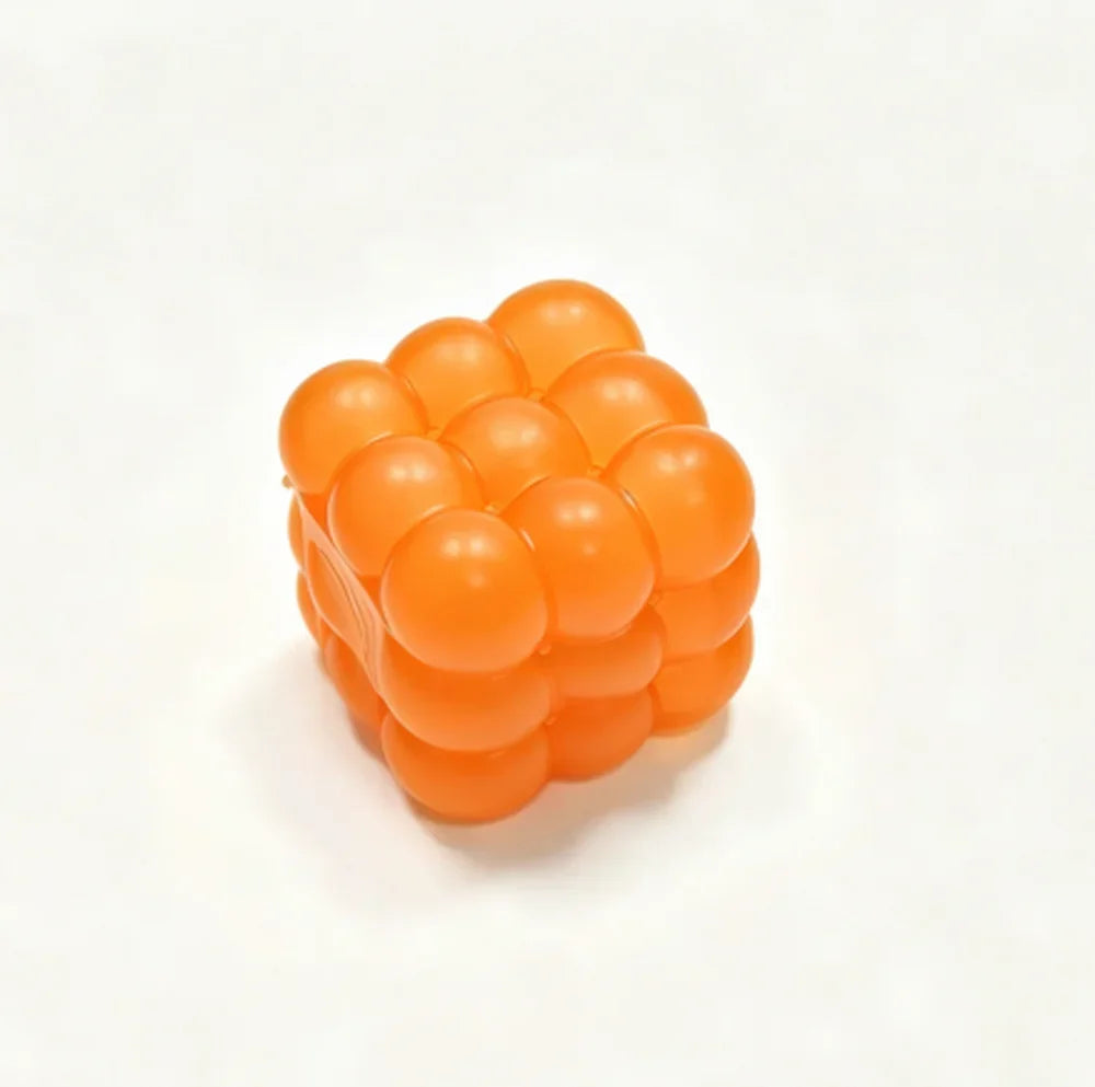 1JJ-New Three-Dimensional Candy Kneading Music Adult Stress Relief Squeeze Sensory Toys Decompression Simulation Cube Party Gift
