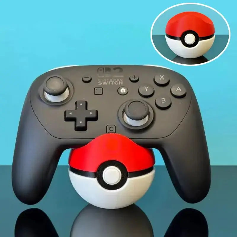 Anime Pokmeon Poke Ball For PS5/XBOX/switch Pro Controller Bracket Universal Gamepad Mount Joystick Rack Game Controller Display