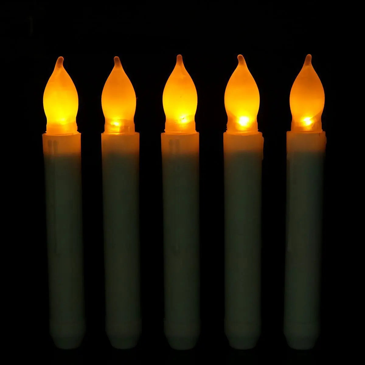 12PCS LED Flameless Electronic Candle Light Battery Operated Candles Taper Tealight LED Night Light For Christmas Wedding Decor