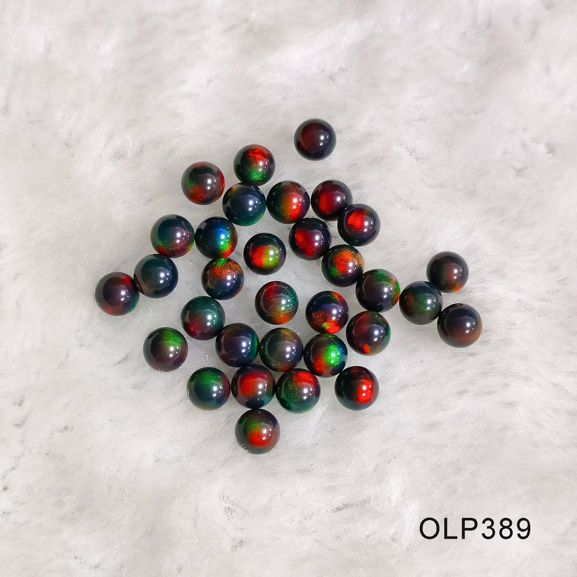 20pcs 50pcs Light Pink Opal Beads for Bracelets Necklaces Nebula Opal OLP377-390 Full/half/no Hole Beads