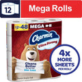 Ultra Strong Toilet Paper 12 Mega Rolls 220 Sheets Per Roll Big Discount Cost Effective Bathroom Tissue