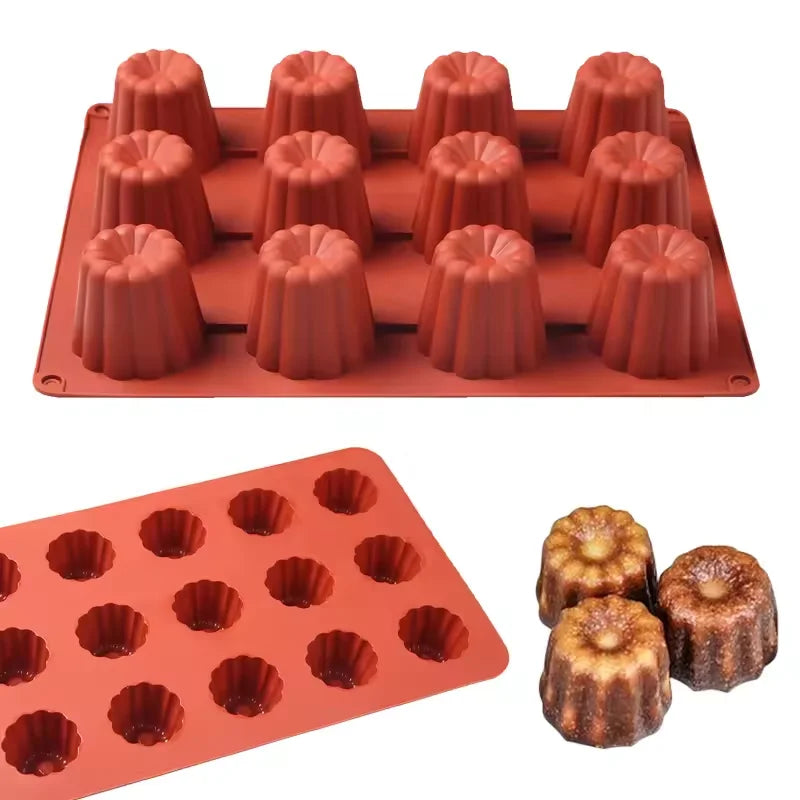 8/12/18 Cups Silicone Mold Cupcake Baking Tray Muffin Cookie DIY Jelly Biscuit Pudding Candy Kitchen Accessories Cake Baking Pan