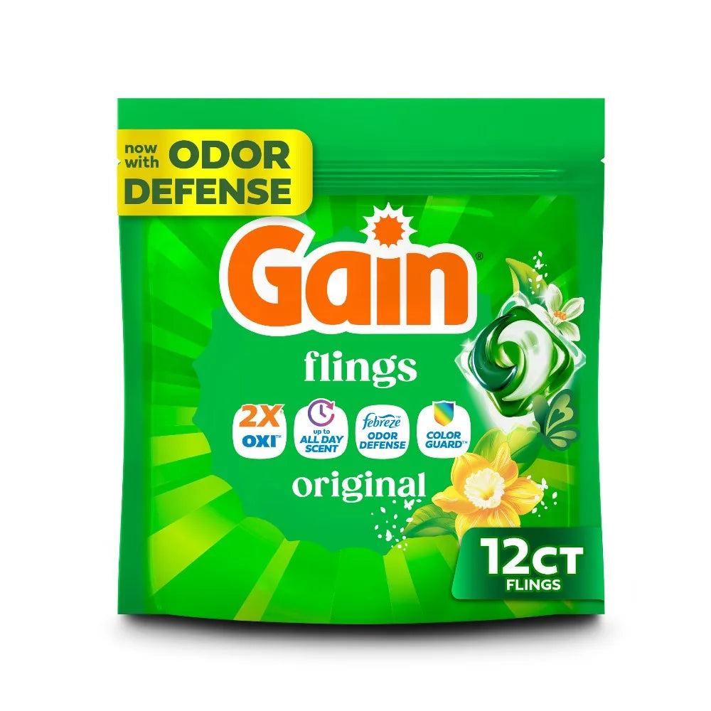 Bulk Stock Up for Large Families | 4-in-1 Oxi Boost Febreze Original Scent Laundry Pods, Clean & Fresh Washing Machine Detergent Pacs