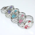 4Pcs Set Elegant Ladies Quartz Analog Wristwatch with Bracelet - Fashionable Dress Watch for Women Suitable as Gift