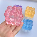 1JJ-New Three-Dimensional Candy Kneading Music Adult Stress Relief Squeeze Sensory Toys Decompression Simulation Cube Party Gift