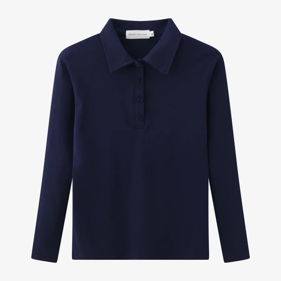 AS 2025 summer woman fitted design polo shirt tops  high quality stretch fabric lady clothing