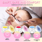 5/15g Cream Lash Remover for Eyelash Extension Low Irritation Eyelash Glue Remover Lash Tech Supplies for Professional Salon