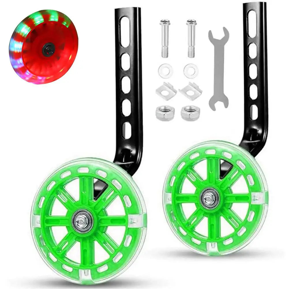 Kids Bike Auxiliary Wheel Children  Mute Training Wheels for 12-20 inch Universal Stabilizer Bike Side Balance Wheel