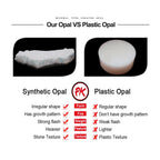 20pcs 50pcs Light Pink Opal Beads for Bracelets Necklaces Nebula Opal OLP377-390 Full/half/no Hole Beads
