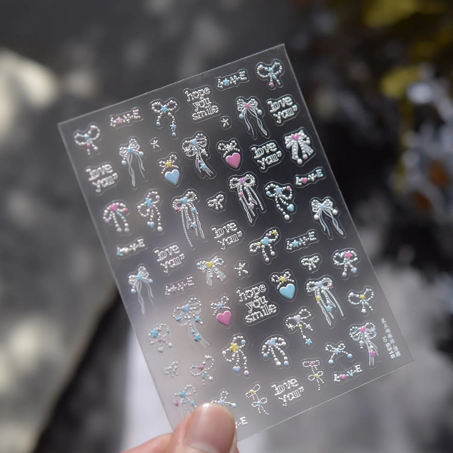 Gold Silver Metal Nail Stickers Dark Retro High-end Cross Nail Art Accessories Sticker Back Blue Nails 3D Decorations Decals DIY