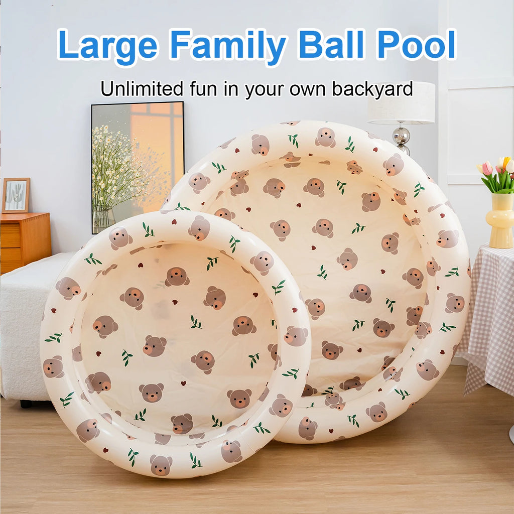 1PC Portable Foldable Inflatable Swimming Pool, Easy Set Summer Pool for Indoor & Outdoor Use