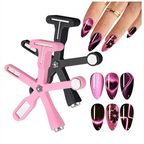 6-IN-1 Strong Magnetic Stick for Cat Eye Polish Black Nail Magnet Tool Magnet Pen Nails Art Design Glitter Effect Manicure Tools