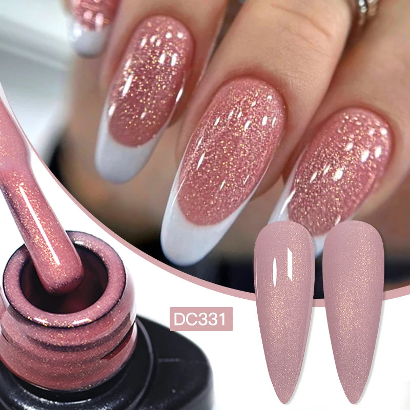 Mtssii 7ML Colorful Reflective Gel Nail Polish Glitter Sparkling Flash Glitter Gel Polish Semi Permanent Varnish Soak Off Nails