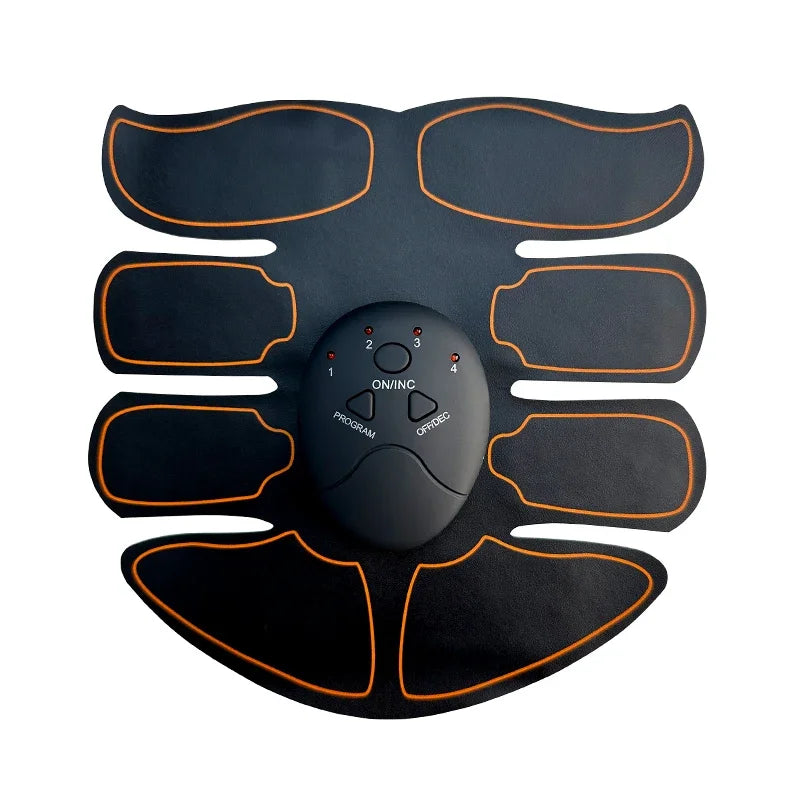 New EMS Muscle Stimulator Abdominal Arm Leg Neck Trainer Muscle Toner Body Training Slimming Massager Fitness Use With Battery