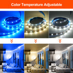 5V USB Led Strip Light SMD 2835 60Leds/m Flexible Ribbon Tape TV Background Lighting 1M 2M 3M 5M LED String Light Room Decor