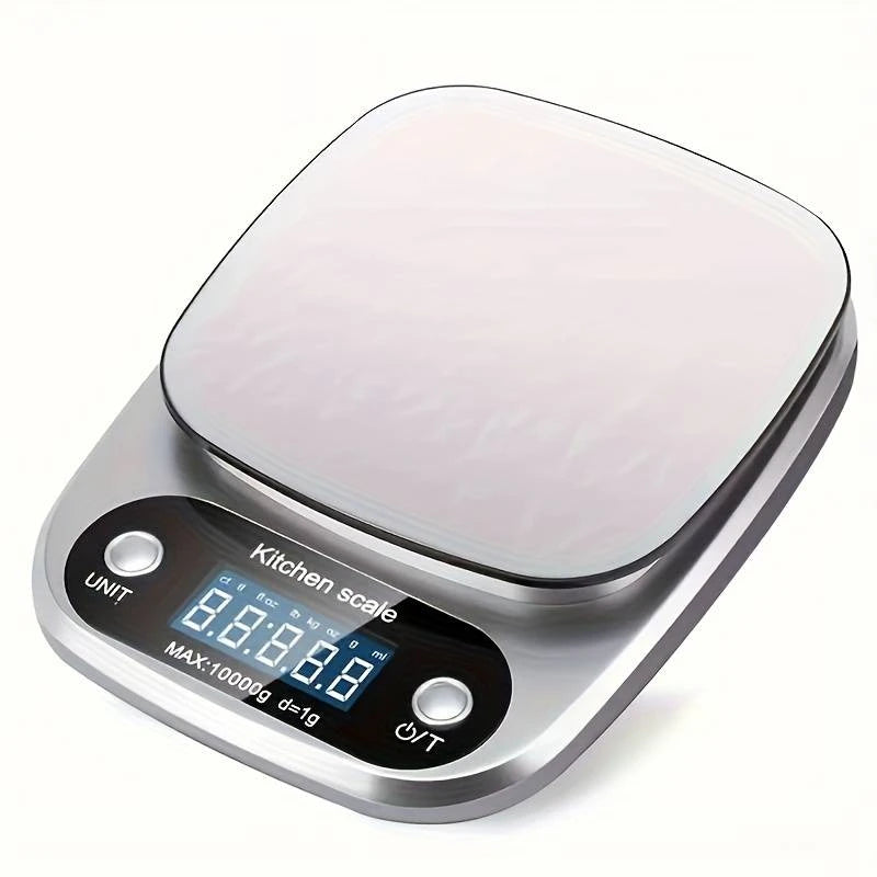 10kg/1g Digital Kitchen Scale High Precision LCD Electronic Food Scale Jewelry Coffee Baking Portable High-quality Kitchen Tools