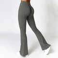 New Yoga Pants Flare Leggings Women High Waist Wide Leg Pants Women Gym Fitness Sports Flared Pant Dance Trousers V-shaped Hip