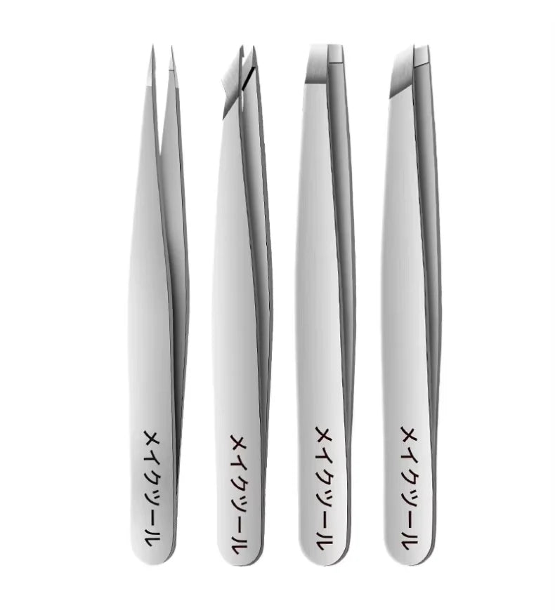 1-4PCS Professional Eyebrow Tweezers Makeup Tools Eyebrow Tweezer For Eyebrows Accessories Beauty Hair Clip Remover