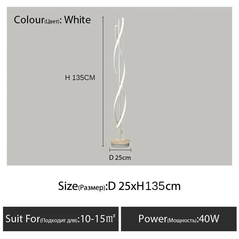 Modern Simplicity Luxury Vertical Geometric Line LED Floor Lamps Art Hand Knitted Lights for Bedroom Home Decoration Chandelier