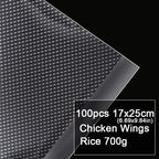 100PCS/LOT vacuum sealer Plastic Storage bag for vacuum sealing machine for pack food saver Packaging Rolls packer seal bags