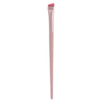 Pink Black Eye Makeup Brushes Flat Eyebrow Eyeliner Brush Professional Angled Wooden Eyeshadow Brushes Make Up Cosmetics Tools