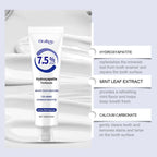 7.5% Hydroxyapatite Toothpaste for Enamel Protection, Formula with Gentle Mint, for Sensitive Teeth, Long-Lasting Fresh Breath