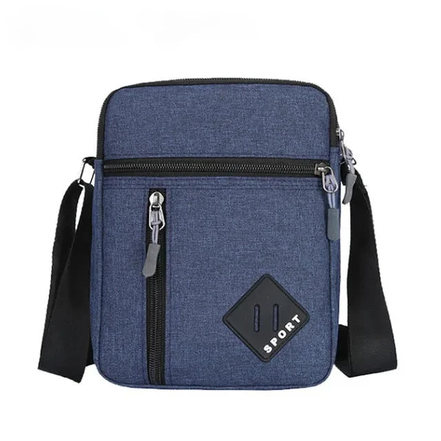 Men's Messenger Bag Crossbody Shoulder Bags Men Small Sling Pack For Work Business Waterproof Oxford Packs Satchel Purse