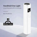 Rechargeable Mini UV LED Nail Lamp with Smart Display Portable Fast-Drying Nail Dryer Stand for Manicure Removable Desk UV Light