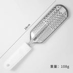 1Pcs File Pedicure Stainless Steel Foot Scrubber Heel Callus Dead Skin Remover Exfoliating Professional Feet Care Tool Pedicure