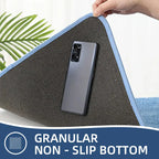 Bathroom carpet 3-piece set soft, absorbent, non-slip, microfiber toilet mat, U-shaped foot pad