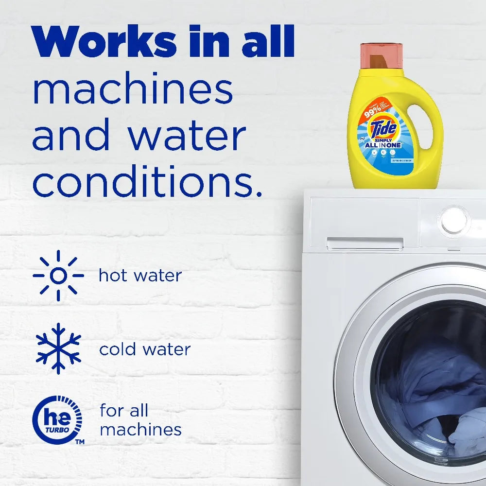 Large Capacity Value Pack | Long-Lasting Freshness & Softness With Downy April Fresh Liquid Laundry Detergent