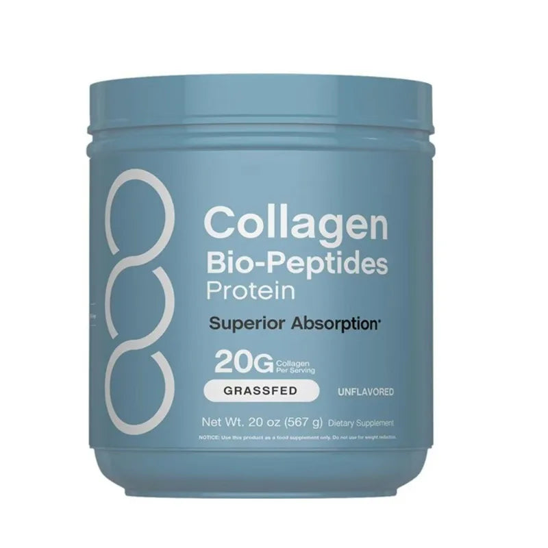 Collagen Peptides Powder 567g, Grass Fed Bovine Hydrolyzed Protein, Unflavored Easy Mix Daily Beauty Support Supplement