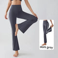 Flares Yoga Pants for Women High Waist Bootcut Workout Leggings Tummy Control Fitness Gym Leggings
