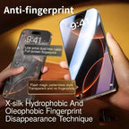 3Pcs Dust Free Installation Privacy Screen Protector for IPhone 16 14 11 12 13 15 Pro Max 7 8 Plus Mini X XR 17 Anti-spy Glass