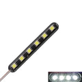12V LED Strobe Light Strip for Car Motorcycle Hot-selling Cars License LED Medium Grid Flash Strips Auto Exterior Accessories