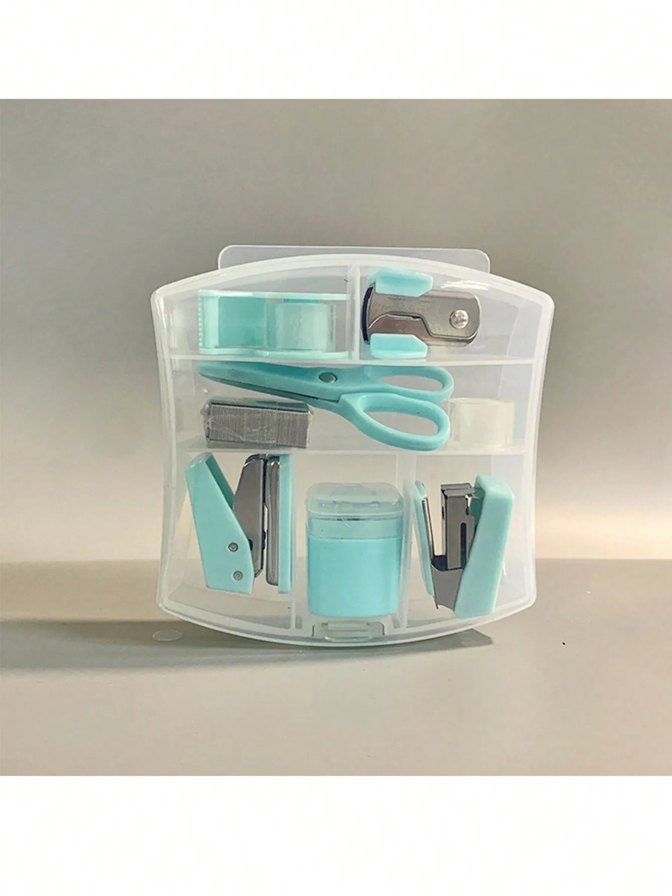 8pcs Mini Office Supply Kits Mini School Supplies – includes Mini Stapler,Scissors, Staple Remover, Staples, Tape Dispenser