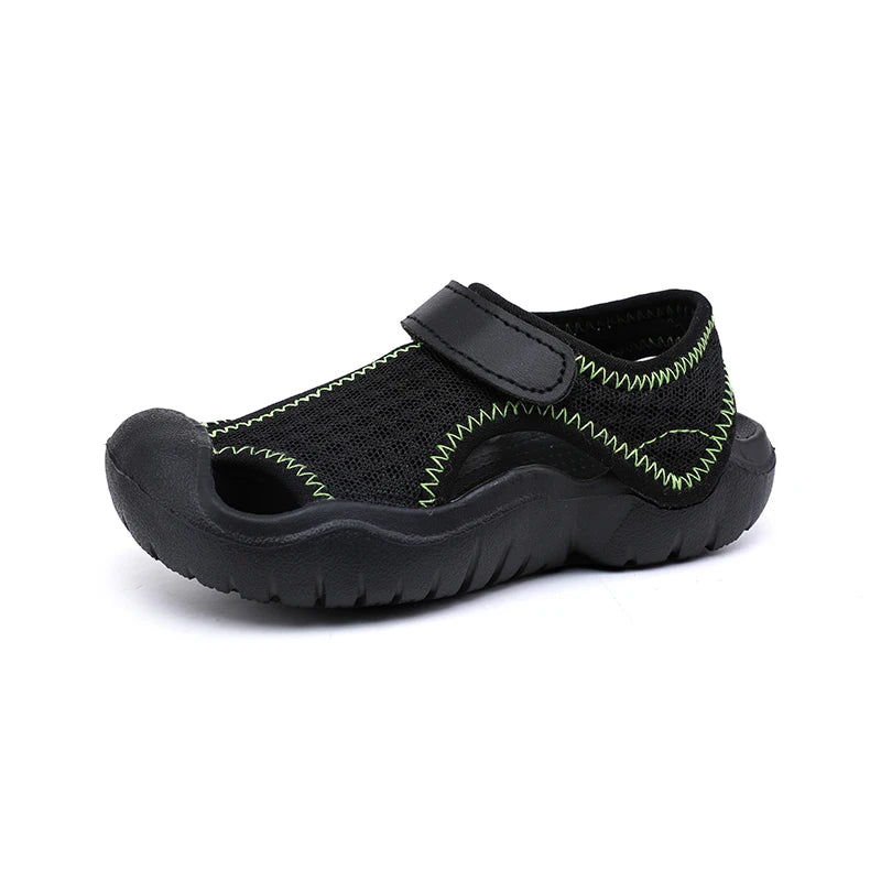 Summer Brand Breathable Sport Sandals for Boys Casual Children Toddler Beach Shoes Girls Soft Sole Comfortable Beach Sandals