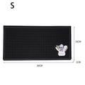 Black Anti Slip Barber Station Pad Scissores combs Tools Rubber Storage Mat Hairdressers Barbershop Professional Tools Supplies