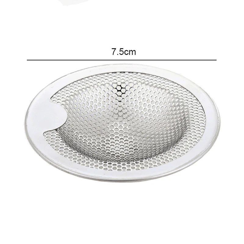 Stainless Steel Kitchen Sink Filter Mesh Sink Sewer Strainers Bathroom Floor Drains Catcher Waste Drain Hole Filter Trap Screen
