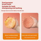 Soft Silicone Body Scrubber Scalp Exfoliating Non-irritating Body Wash Massager Bath Shower Brush Body Scrub Skin Care Bath Tool