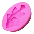 M0535 Fish Silicone Mold Chocolate Cake Pudding Jelly Silicone Moldes DIY Fondant Cake Decorating Tools