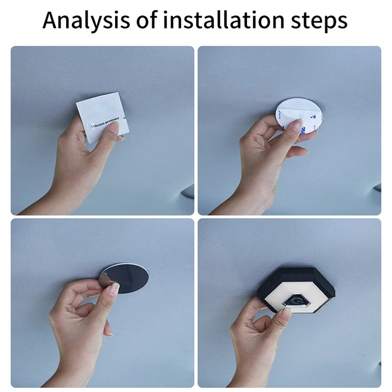 Wireless Led Usb Car Interior Ceiling Dome Light Reading USB Charging Roof Magnet Lamp Touch Type Night Light Trunk Rechargeable