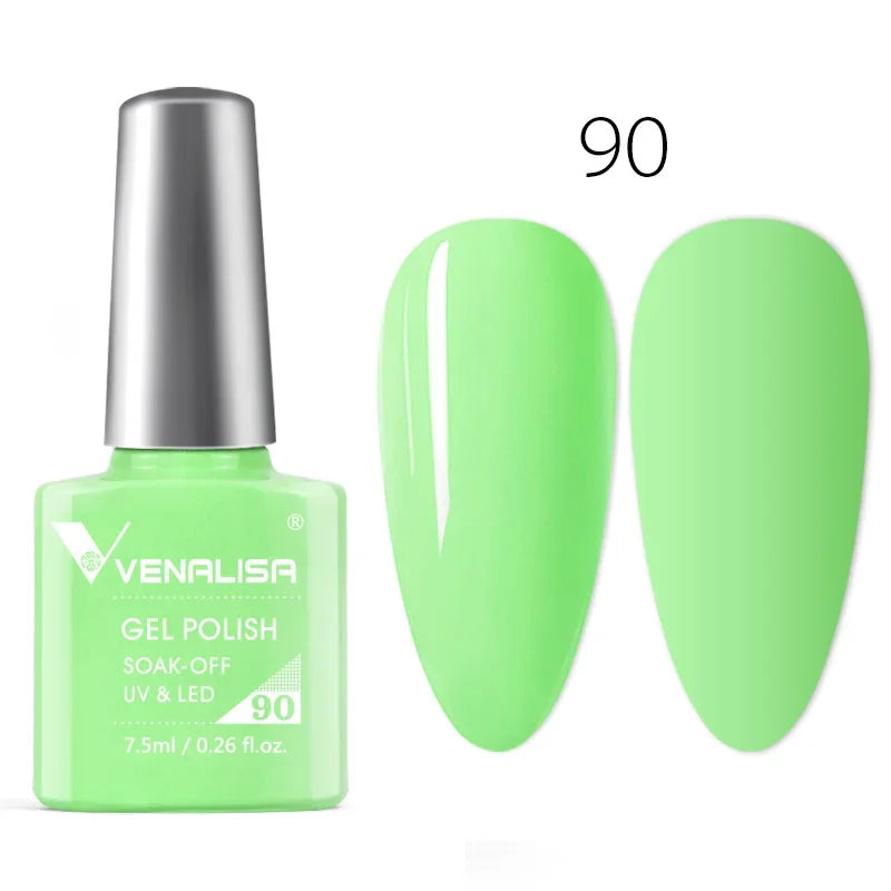 Venalisa Neon Gel Polish Varnishes Hybrid Nails For Manicure 7.5ml Semi Permanent Soak off Enamel Gel Polish UV Nail Gel Polish